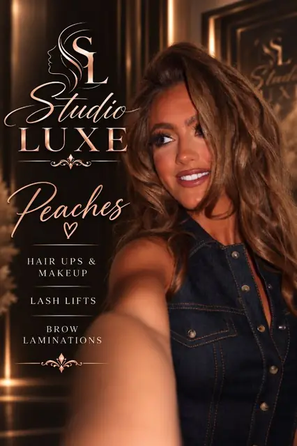 Peaches, Hair ups, makeup, lifts and brows